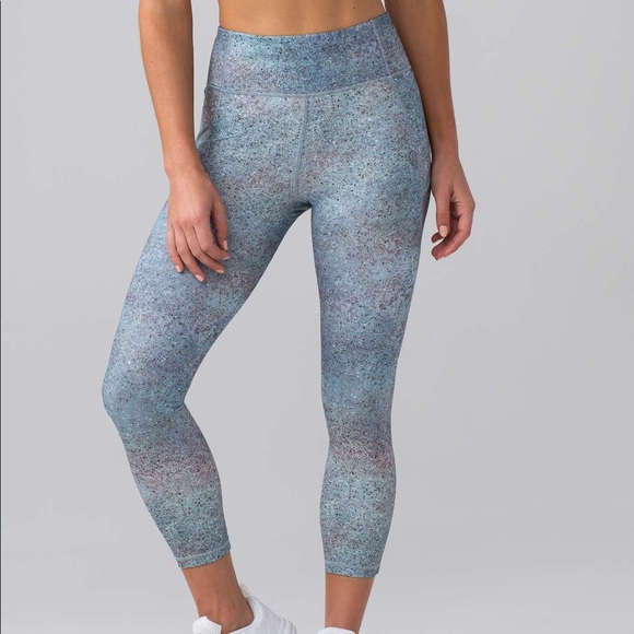 lululemon athletica Pants - Final Lap Crop in Summer Haze Multi